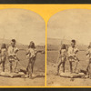 Apache Indians, as they appear ready for the war-path.