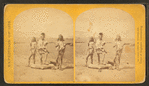 Apache Indians, as they appear ready for the war-path.