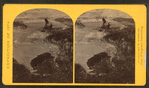 One of the group of Pagosa Hot Springs, showing incrustation on the surface. Much prized by the Indians and miners on account of supposed healing qualities. Principal mineral element, Sulphate of Soda.