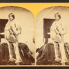 Shee-zah-nan-tan, Jicarilla Apache brave in characteristic costume, northern New Mexico.