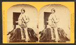 Shee-zah-nan-tan, Jicarilla Apache brave in characteristic costume, northern New Mexico.