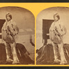 Shee-zah-nan-tan, Jicarilla Apache brave in characteristic costume, northern New Mexico.