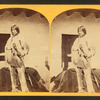 Shee-zah-nan-tan, Jicarilla Apache brave in characteristic costume, northern New Mexico.