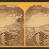 Shoshone Falls, Snake River, Idaho. Gorge and natural bridge, in the fore-ground.