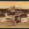 Interior of Fort Sumpter [Sumter]. James Island in the distance.