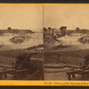 Interior of Fort Moultrie. Battery "B" and group of palmette trees in distance, Charleston, S.C.