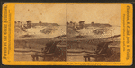 Interior of Fort Moultrie. Battery "B" and group of palmette trees in distance, Charleston, S.C.