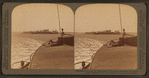 Where the Civil War began - Fort Sumter and distant main land in right, Charleston, S.C.