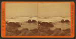 View of a rocky beach.