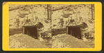 View of an opening to a mine.