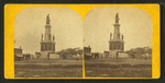 View of a civil war monument.