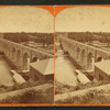 View of an aqueduct or a bridge.