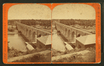 View of an aqueduct or a bridge.