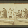 A side show at Chatham Fair. [Musical performers on a small outdoor stage.]