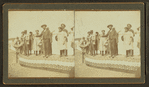 A side show at Chatham Fair. [Musical performers on a small outdoor stage.]