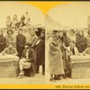 Pawnee Indians receiving their Gov't annuity.