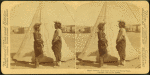 Sioux Indians. Two fine types of a dying race.