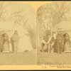 Typical family and winter home in Indian Territory.
