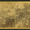 View of breastworks on Round Top, the hill which formed our extreme left at the Battle of Gettysburg.