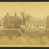 View of two buildings.