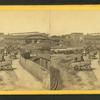 View of rail road depot, Atlanta, Ga., taken two days before the destruction of this city, November, 1864.