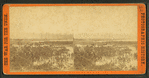 View of pontoon bridge over the James River.