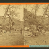 Bomb proof quarters at Dutch Gap; view taken during Thanksgiving day while under fire.