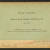 Park of army wagons, City Point, Va.