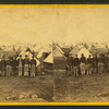 Soldiers' winter quarters, Army of the Potomac. Inside the first line of fortifications, City Point, Va.