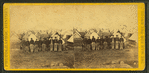 Soldiers' winter quarters, Army of the Potomac. Inside the first line of fortifications, City Point, Va.