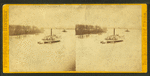 Gun boat Com. Perry, monitor in the distance, James River, Va.