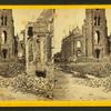 Ruins of the Catholic cathedral, Charleston, S. C. Front view.