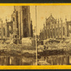 Ruins of the Catholic cathedral, Charleston, S. C. Front view.
