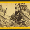 Fort Sumpter [sic], east face, Charleston Harbor, S. C. showing the Palmetto Works erected to strengthen the fort.