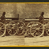 Captured brass Howitzer guns at the Rocketts, Richmond, Va.