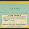 Castle Thunder," Carey St., Richmond, Va., where so many Union prisoners were confined.