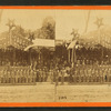 The Army of the Potomac. The stand in front of the President's house occupied by the President and Cabinet, Grant and Sherman, and reviewing officers.