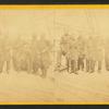 Admiral Dahlgren and staff, U. S. S. Pawnee, Charleston Harbor, S. C..