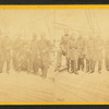 Admiral Dahlgren and staff, U. S. S. Pawnee, Charleston Harbor, S. C..