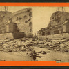 Fort Sumter, exterior view of land face.