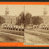 Views of the City Hall and camp of the 2nd Mass. Infantry, Atlanta, Ga.