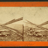 Many R.R. were destroyed. [Railroad ties and rails after being torn up.]