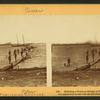 Building a pontoon bridge at Beaufort, S.C.