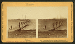 Building a pontoon bridge at Beaufort, S.C.