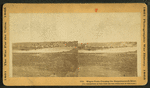 Wagon train crossing the Rappahannock River.