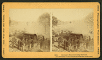 Sherman's men destroying railroad.