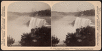 Marble whiteness of the seething waters - American and Luna Falls, and River from Goat Island, Niagara, U.S.A.