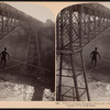 Dixon crossing Niagara below the Great Cantilever Bridge, U.S.A.
