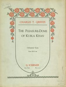 The pleasure-dome of Kubla Khan : symphonic poem for grand orchestra