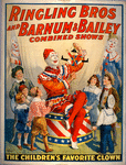 Ringling Bros and Barnum & Bailey combined shows circus poster